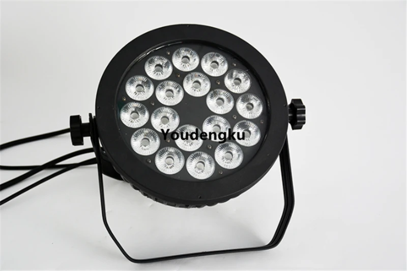 

18x10w rgbw 4in1 waterproof par64 led Cheap LED Flat Par dj disco small party lights