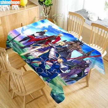 

Fate Stay Night Tablecloth Cloth Thicken Oxford Rectangular Table Cloth for Wedding Customizable size 100X140cm/140X200cm
