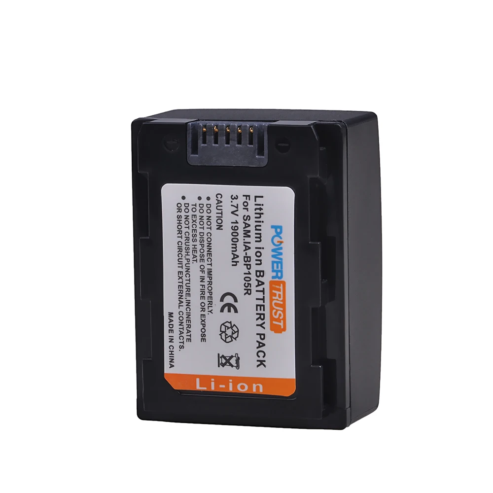 1X 1900mAh IA BP105R запасная батарея для Samsung HMX F80 F80BN F80SN F90 F90BN|Цифровые аккумуляторы| |
