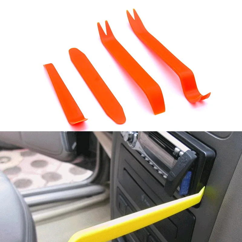 

4PCS/set Car Tool Set Car Interior Pry Repair Small Tool Radio Stereo Install Tools Door Trim Dash Panel Removal Tool Kits