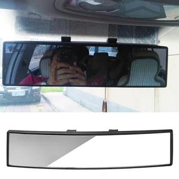 

Universal 300mm Panoramic Curve Convex Interior Clip On Rear View Mirror Bacl-up Assistance