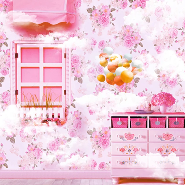 Baby Pink Cute Wood Window Baby Girl Dress Table Photography