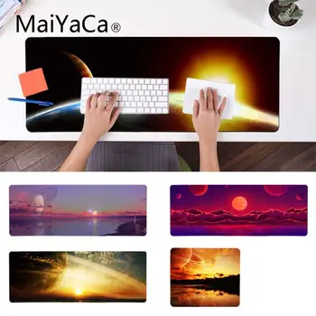 

MaiYaCa Simple Design Sunset Planets Office Mice Gamer Soft Mouse Pad Large Lockedge Mouse pad PC Computer mat