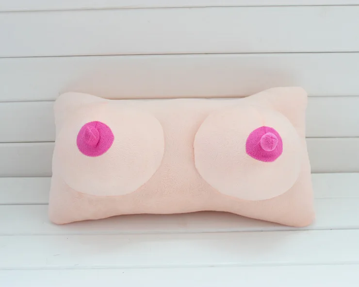 Креативная хитрая плюшевая подушка большая женская грудь игрушка пенис член Подушка подарок пара Забавный подарок эротическая подушка для дома Декор