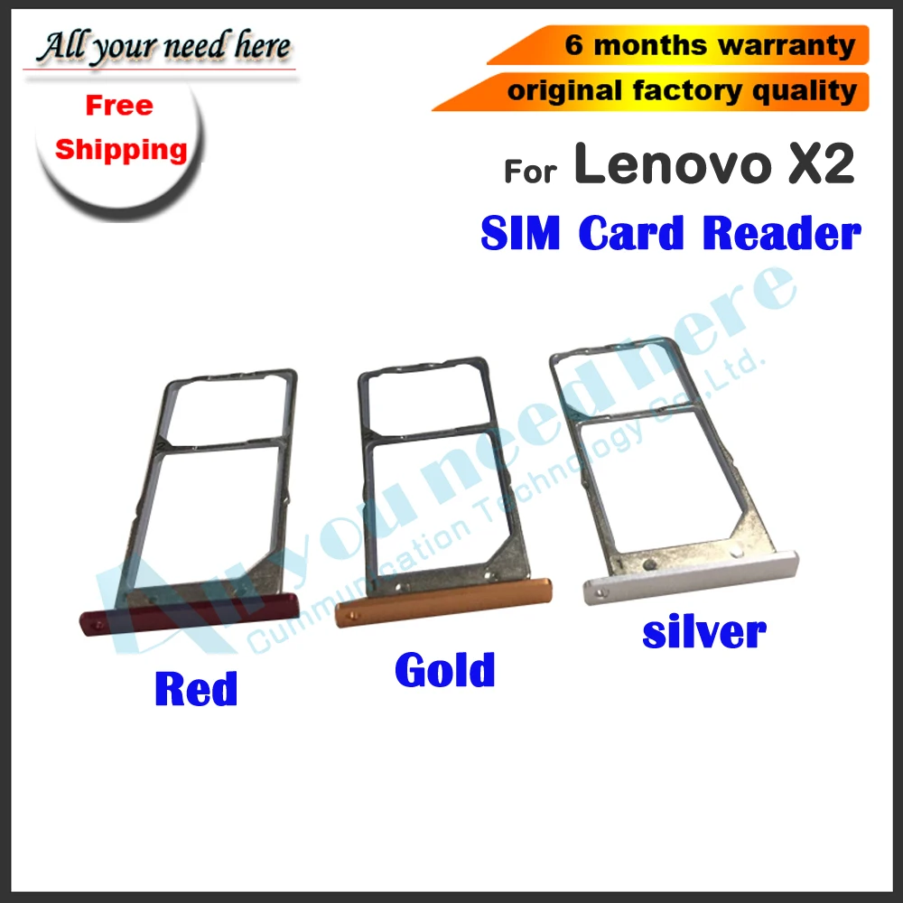 1 шт. 2 AAA заводской для Lenovo X2 оригинальный новый разъем чтения sim-карт Разъем