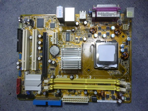 Оригинальный материнская плата для ASUS P5GC-MX/1333 LGA 775 DDR2 настольная Бесплатная