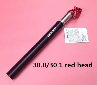 Подседельный штырь для горного велосипеда MTB 25,4 амортизирующий алюминиевый Подседельный штырь для горного велосипеда 31,6 30 28,6 30,9 мм 27,2 - Цвет: 300 301 red head