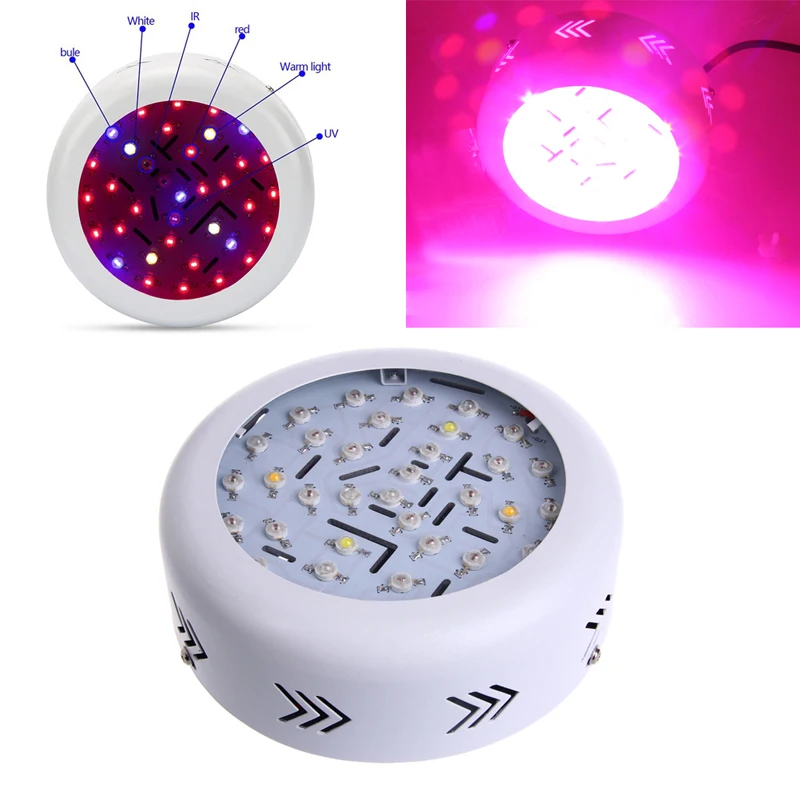 360W AC 85-265V 36 LED LED Grow Light Full Spectrum Hydro Flower Plant US Plug