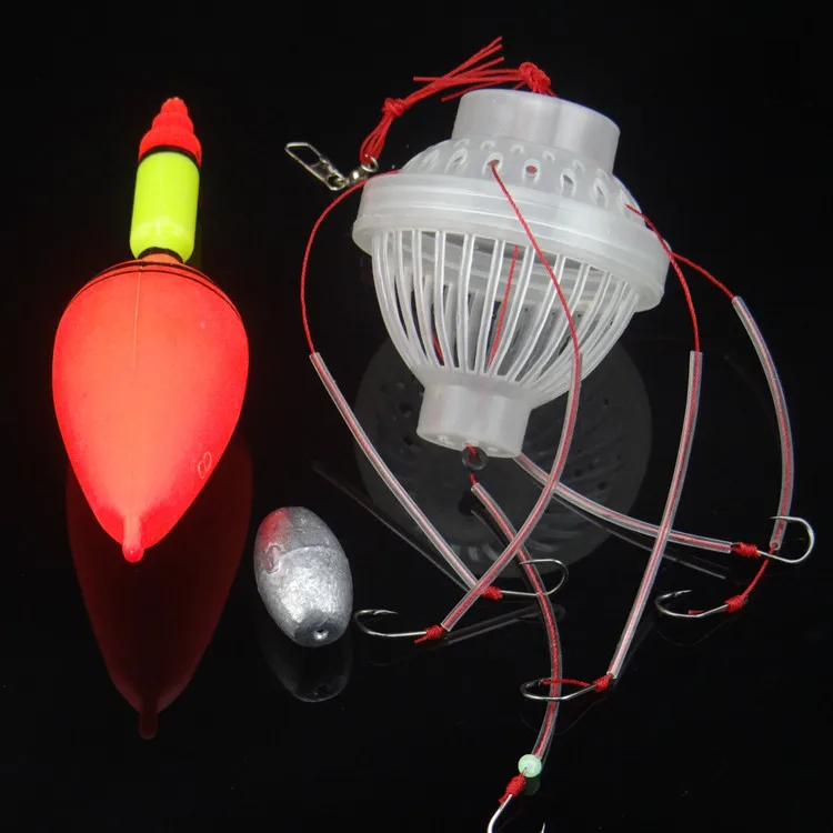 fishing set floats/sinkers/explosion hooks pole net hook shashlik carp