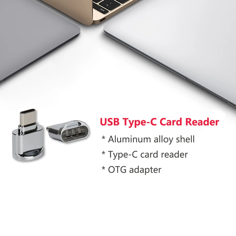 Usb type C USB 3,0 кард-ридер алюминиевый сплав TF флэш-карта памяти OTG адаптер для MacBook Windows компьютер ноутбук Настольный