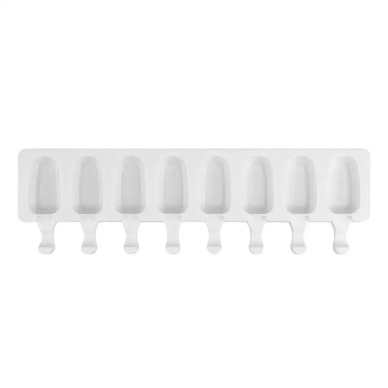 Factory Direct 8 Connected Silicone Ice Cream Mold Creative Handmade Homemade Hot Pops | Дом и сад