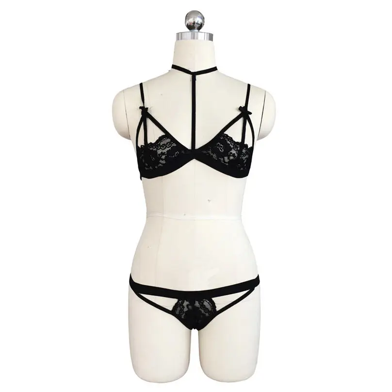 Women Charm Open Bra Sexy Lingerie Lace Babydoll G String Thong Underwear Nightwear lenceria mujer sex shop 3Y17 (17)