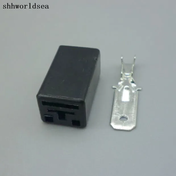 

shhworldsea H1 h3 male plastic socket 1p 6.3mm