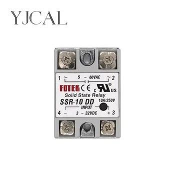 

Solid State Relay Module 3-32V SSR-10DD SSR-25DD SSR-40DD 10A 25A 40A Input DC 5-60V DC Output High Quality