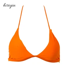HIRIGIN бренд высокого качества полиэстер сексуальный Женский Бандаж Бикини Топ пуш-ап мягкий бюстгальтер без косточек купальник