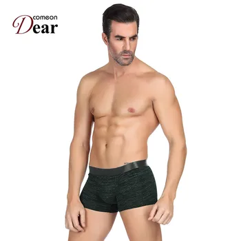 

Comeondear Men Underwear Boxer Shorts Wholesale Cotton Boxer Hombre 3 Pcs/lot Boxershorts Men Elastic 2XL Male Underwear MPB128