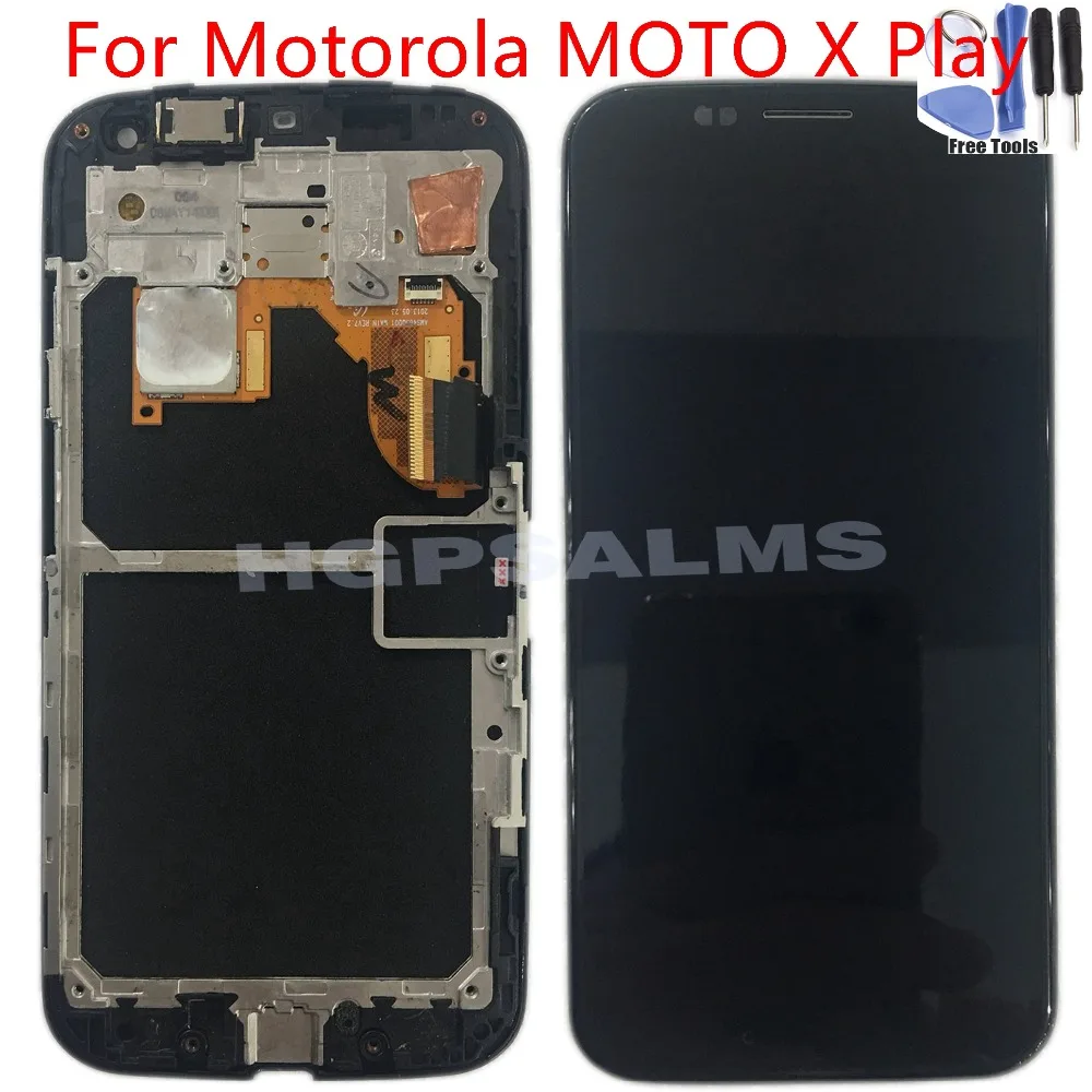 

For Motorola MOTO X Play X3 XT1561 XT1562 XT1563 LCD Display Touch Screen Assembly With Frame