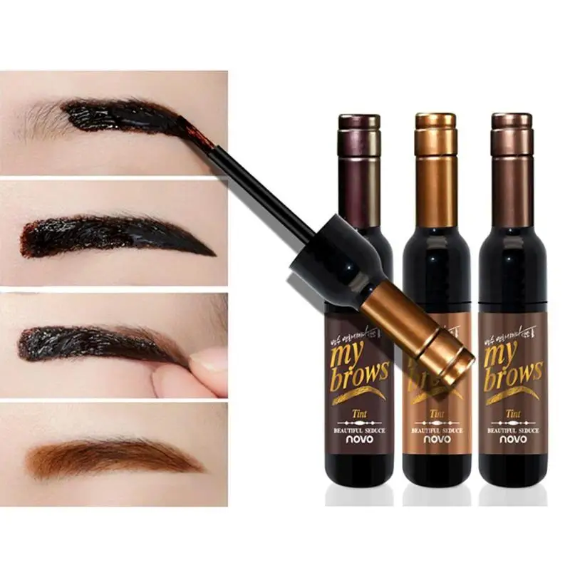 6ml Tint Eyebrow Enhancer Cream Brown Henna Eye Brow Gel Waterproof