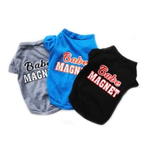 Весна/осень милая собака Рождественский подарок одежда хлопок Мягкая футболка с животными маленький Чихуахуа/Йоркширский/мопс/щенок бульдога собака кошка рубашка