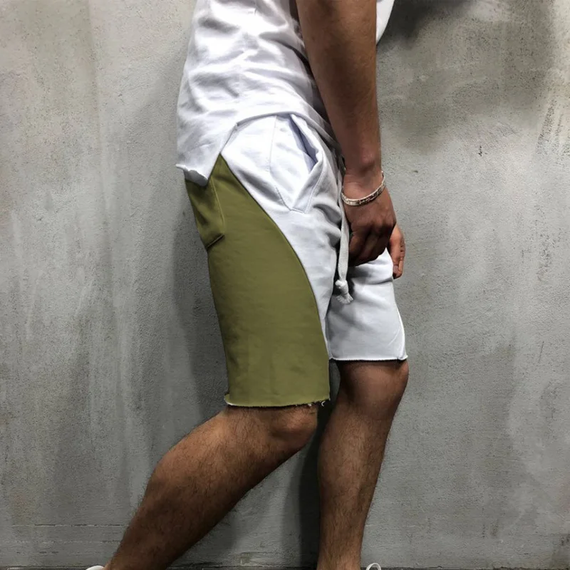 Новые Брендовые мужские фитнес пляжные шорты тренировочные брюки бодибилдера мужские шорты летние модные мужские повседневные шорты