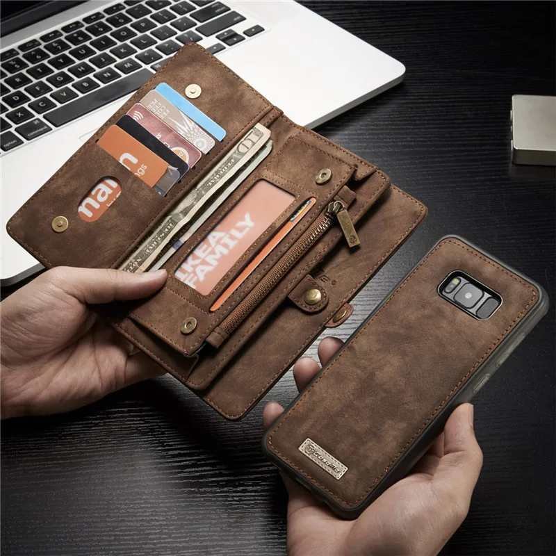 imágenes para Marca de lujo Para Samsung Galaxy Caso S8 S7 Cubierta Del Tirón Del Cuero Genuino para Samsung S 8 Plus S 7 Borde Magnético Billetera Bolsos Del Teléfono imágenes para Marca de lujo Para Samsung Galaxy Caso S8 S7 Cubierta Del Tirón Del Cuero Genuino para Samsung S 8 Plus S 7 Borde Magnético Billetera Bolsos Del Teléfono