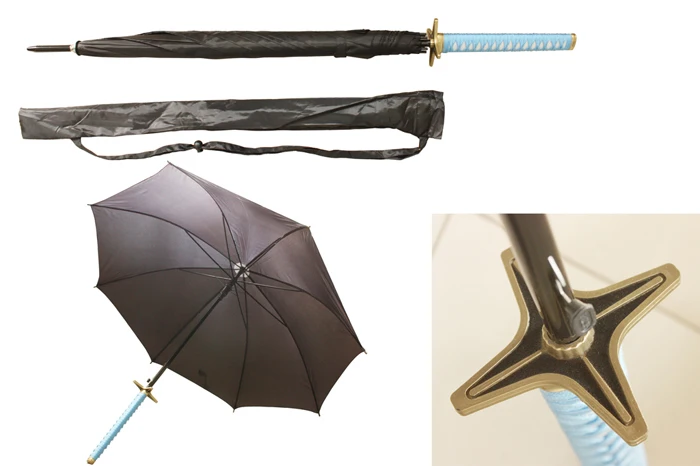 

S2719 ANIME BLEACH HYOURINMARU HITSUGAYA TOUSHIROU SAMURAI SWORD UMBRELLA W/ BAG 39.5"