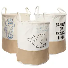 Новые Большие Мультяшные корзины для белья, корзины для хранения одежды, сумки для домашней одежды, детский игрушечный органайзер, корзина для хранения белья