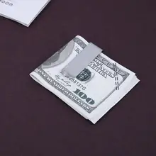 Зажим-кошелек из нержавеющей стали стальной зажим для денег Тонкий Portefeuille Femme кошелек для кредитных карт carteira masculina кошелек с зажимом