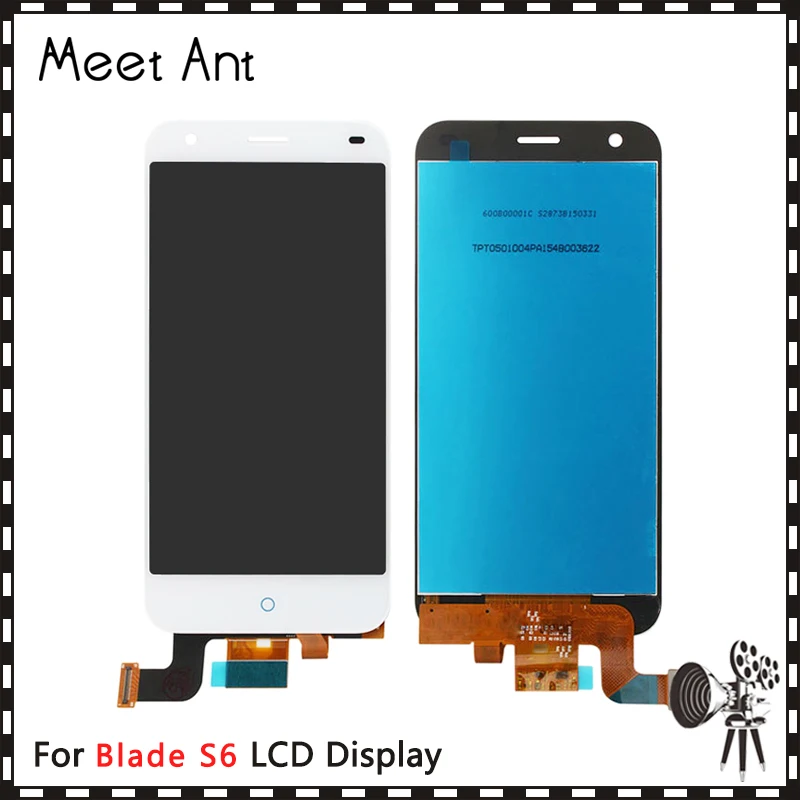 Высокое Качество 5 0 ''для ZTE Blade S6 ЖК-экран с кодирующий преобразователь