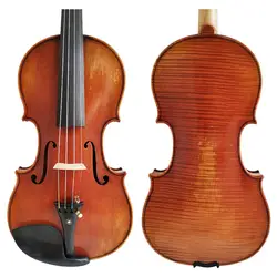 Бесплатная доставка Копировать Stradivarius 1716 100% ручной работы дух Лаки скрипка + углеродного волокна лук пены случае FPVN04 #4