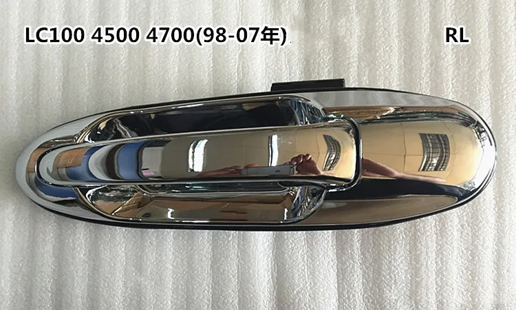 Osmrk набор автомобильных наружных дверных ручек для Toyota Land Cruiser LC100 4500 4700, lexus LX470 1998-2007 - Цвет: silver rear door L