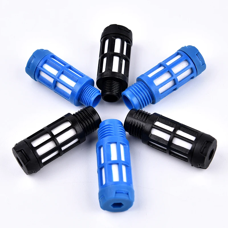

2pcs! Plastic Air Quick Exhaust Muffler Pneumatic Silencers Fitting Noise Filter Reducer Connector 1/8" 1/4" 3/8" 1/2"