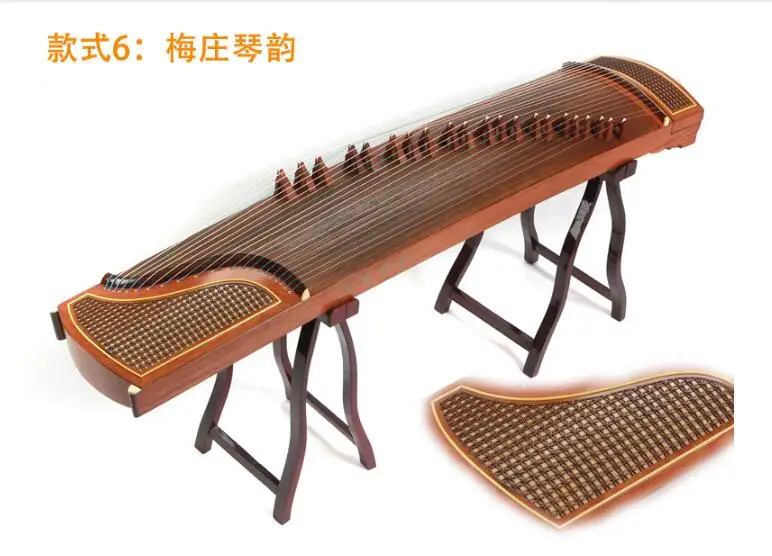 Высококачественная профессиональная производительность игры guzheng platane деревянные музыкальные инструменты Zither 21 струны полный комплект - Цвет: 6