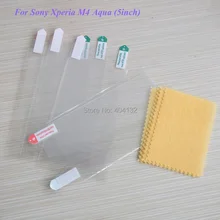 500 шт/партия DHL FedEx прозрачная защитная пленка для экрана для Sony Xperia M4 Aqua