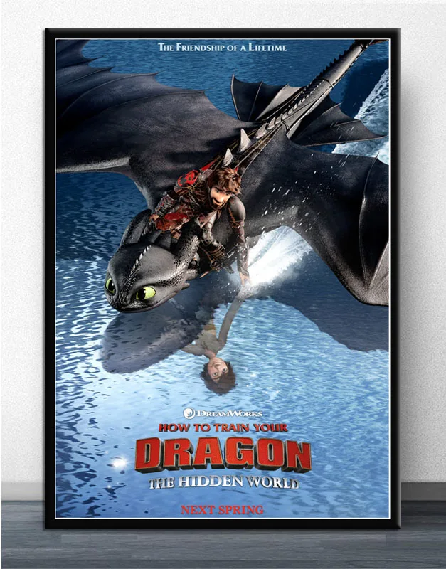 How to Train Your Dragon Art Silk Poster 12x18 24x36 24x43