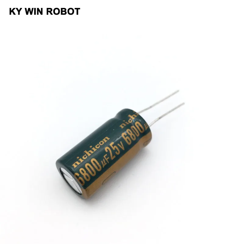 2 шт. электролитический конденсатор 25 в 6800 мкФ 16*30 алюминиевый s|electrolytic capacitor