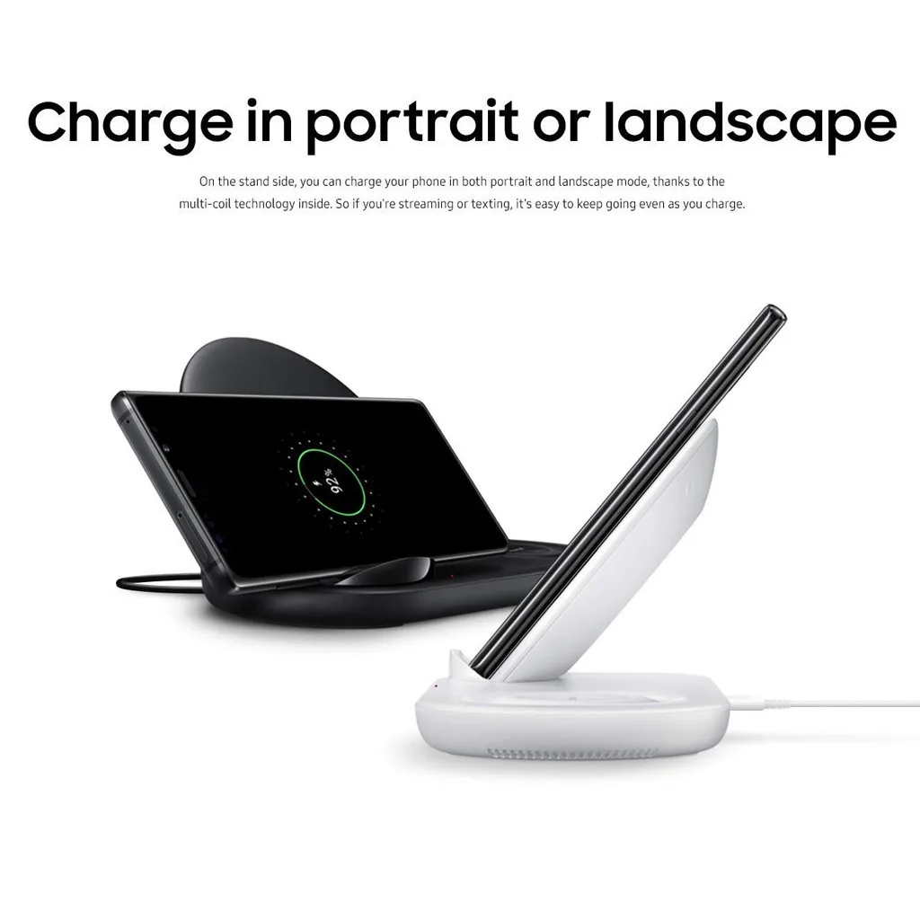 New 2 in 1 Fast Charging Wireless Charger Pad For Samsung Galaxy S10/S10+/Watch S2/3 Quick-acting Charging 19Feb27