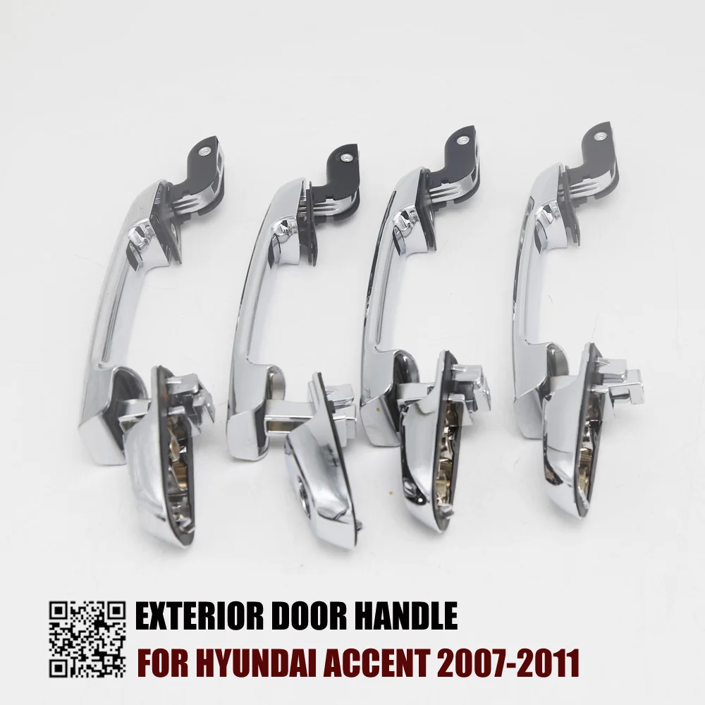 Buy 4PCS CHROME EXTERIOR DOOR HANDLE FOR HYUNDAI