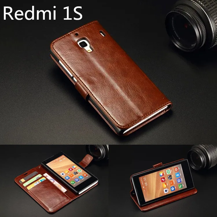 Xiaomi Red Rice 1 card holder cover case for Xiaomi Redmi 1 1S leather phone case ultra thin wallet flip cover