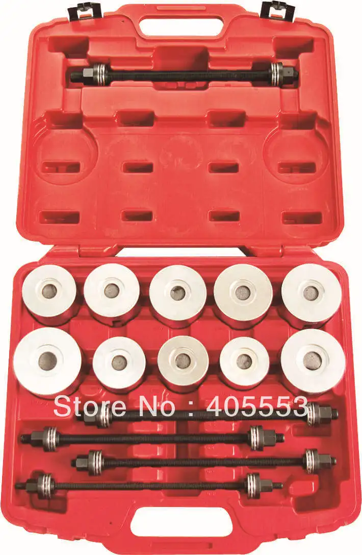 

27PCS Universal Press Pull Sleeve Kit Bush Bearing Removal Insertion Tool Set WT04B2029