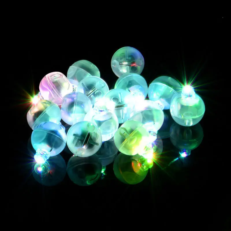 

6Pcs Round Ball Tumbler LED Balloon Lights Mini Flash Luminous Lamps for Lantern Bar Christmas Wedding Party Decoration