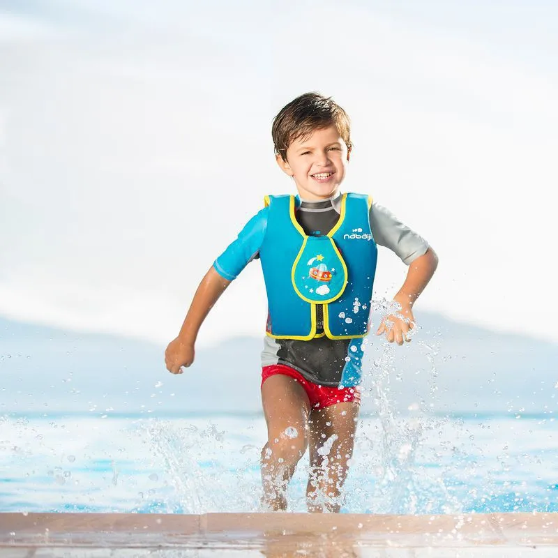 Swimming vest for children comfortable in water buoyancy swim enlighten