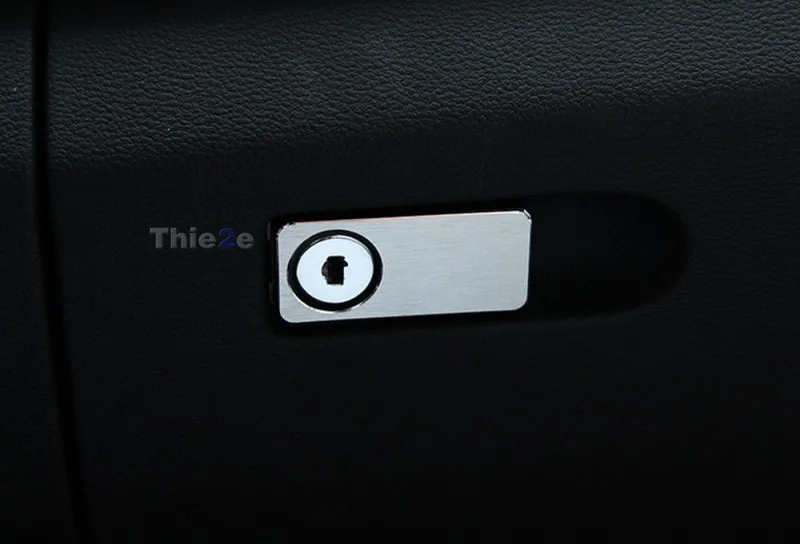 Автомобильный ящик для хранения перчаток замок переключатель Крышка отделка Декоративная рамка Крышка для Mercedes BENZ W204 W212 W218 C E GLK CLS класс
