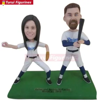 

bobblehead Girlfriend Boyfriend Anniversary Gift Personalized Clay Figurine Custom Bobble Head Based on Customers' Photos