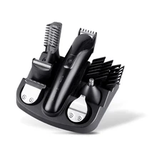 6 в 1 машинка для стрижки волос профессиональная триммер для бороды перезаряжаемая электрическая машинка для стрижки волос для мужчин Беспроводная стрижка Регулируемое лезвие