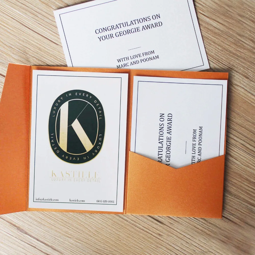 European Style Wedding Invite
