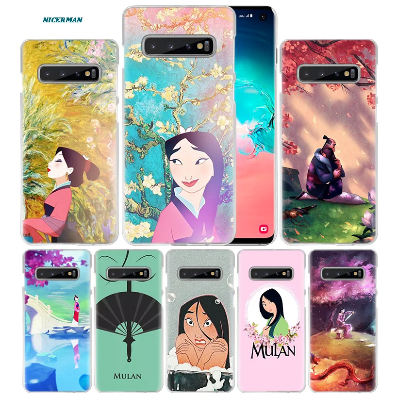 

Mulan Comic Case for Samsung Galaxy S10 5G S10e S9 S8 M30 M20 M10 J4 J6 Plus J8 2018 Note 8 9 Clear Hard PC Phone Cover Coque