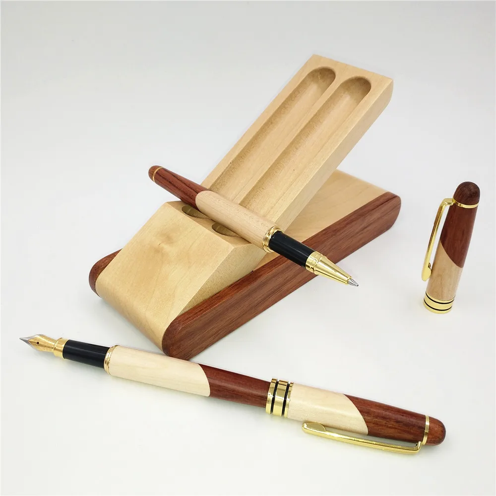 

Stationary Set Two Type Pens with Case from Nature Maple Wood Wooden Stationary Set Writing Materials Stationery Joy Corner