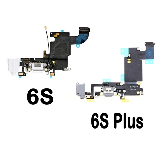 10pcs USB Charging Port Dock Connector Data flex cable For iPhone 5 5c 5S 6 6S 7 Plus Headphone Audio Jack Flex Black white