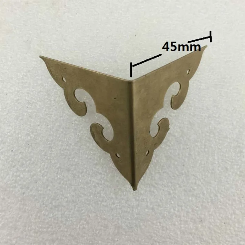 Brass Legs 45mm Side Corner of Furniture Corners Triangle Fillet Gift